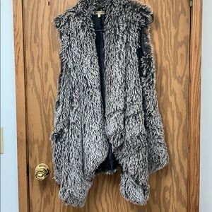 Fur Vest with Pockets